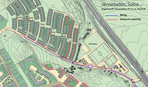 jarvastaden nya idrottsplatsen karta